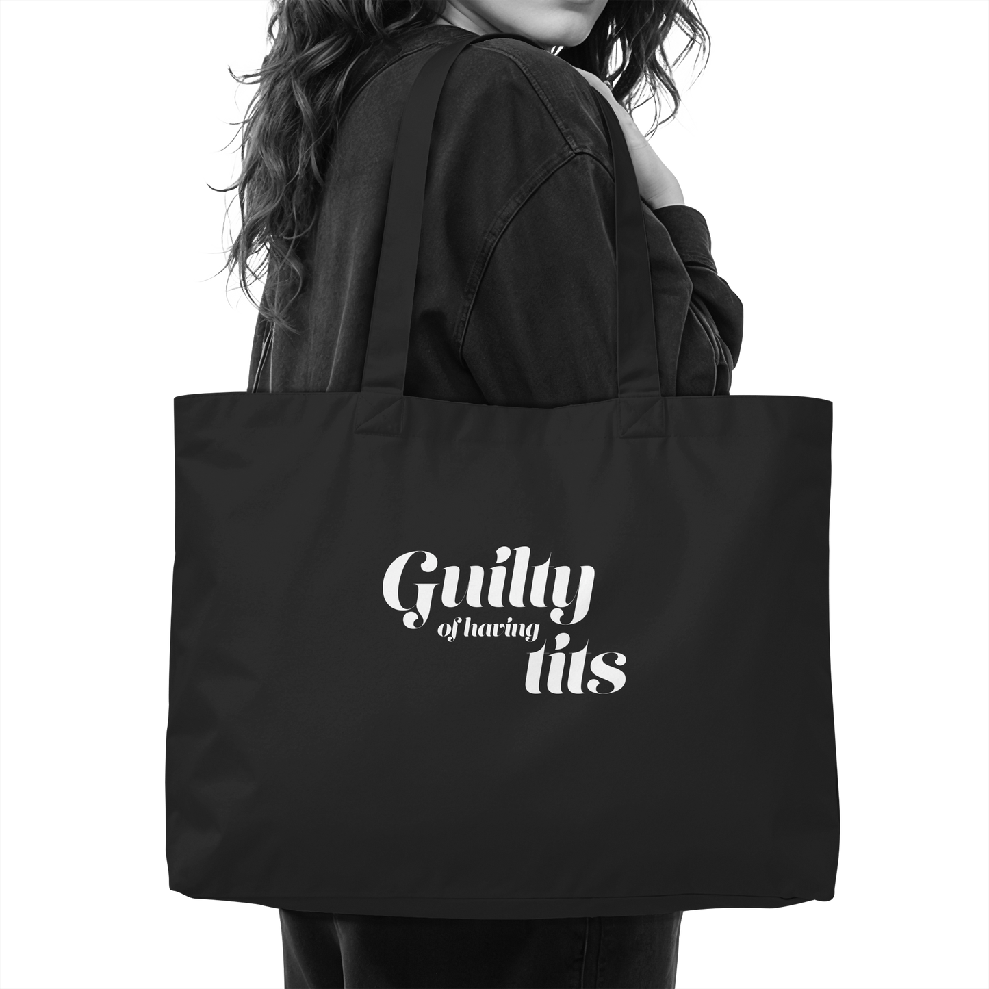 Guilty of having tits | bold - Organic Shopping-Bag
