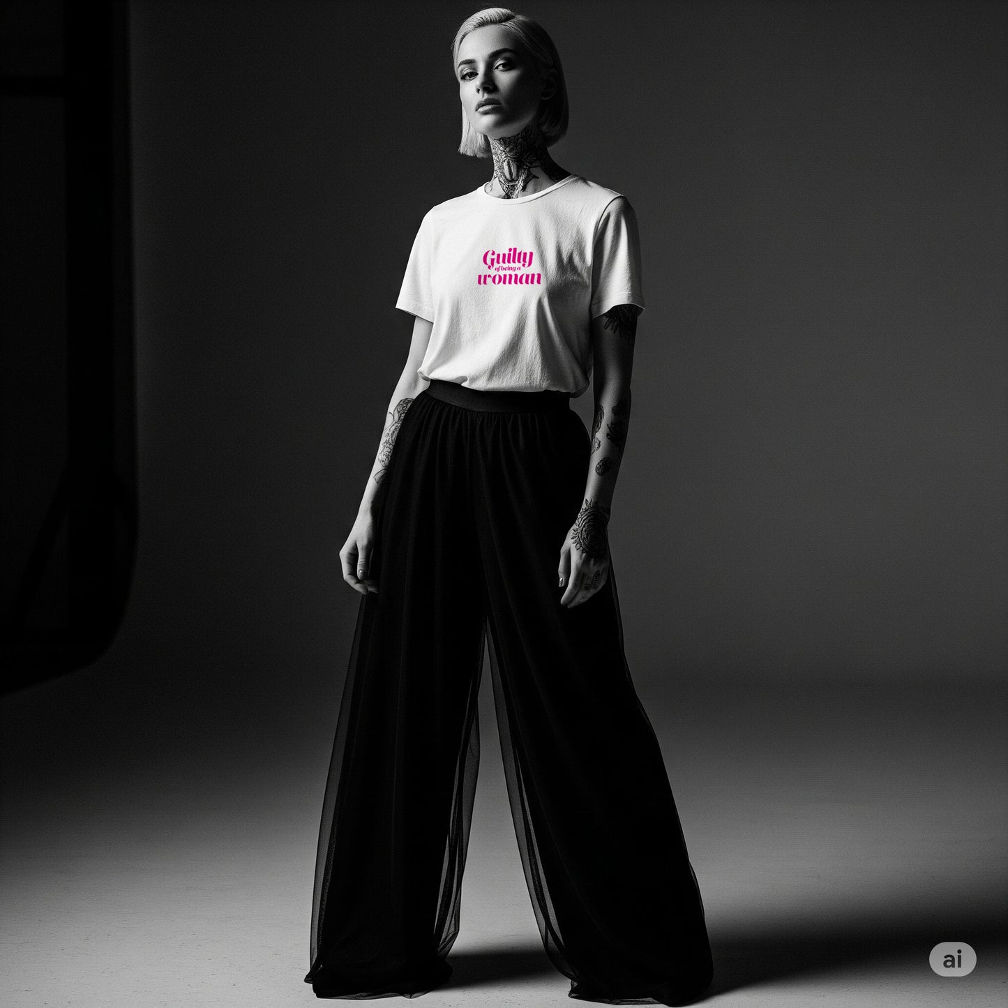 Guilty of being a woman - Ladies Organic Shirt