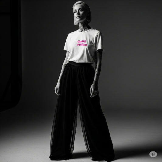 Guilty of being a woman - Ladies Organic Shirt