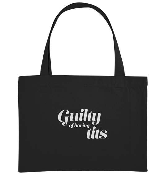 Guilty of having tits | bold - Organic Shopping-Bag