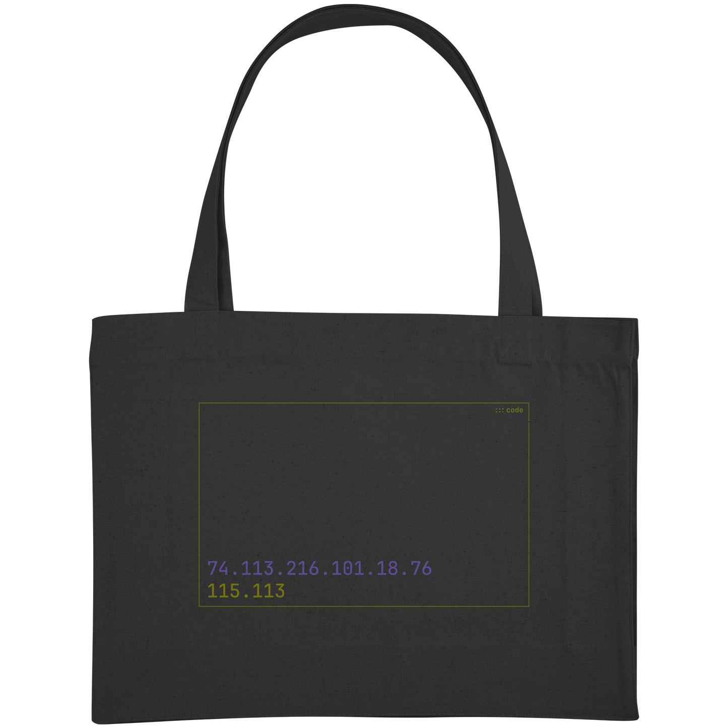 SIXbag Decode Me | Multi - Organic Shopping-Bag
