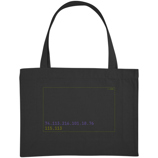 SIXbag Decode Me | Multi - Organic Shopping-Bag