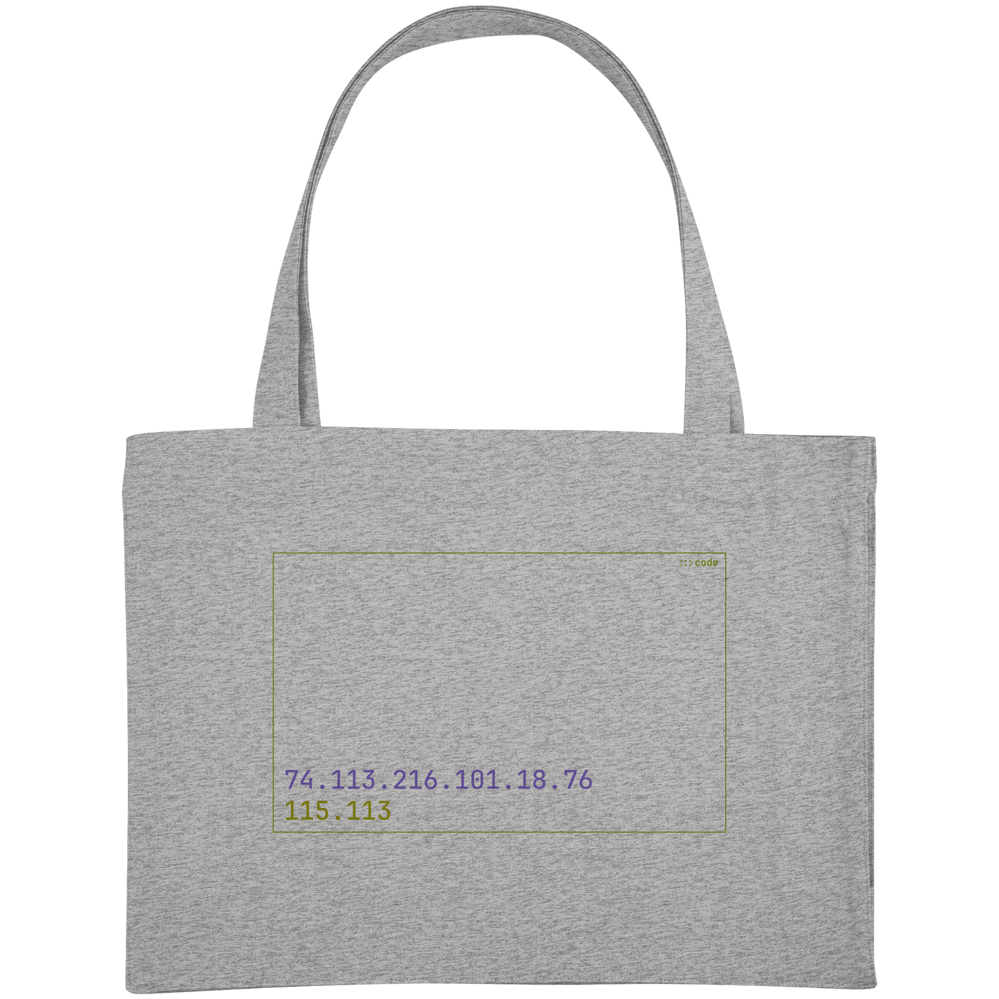 SIXbag Decode Me | Multi - Organic Shopping-Bag