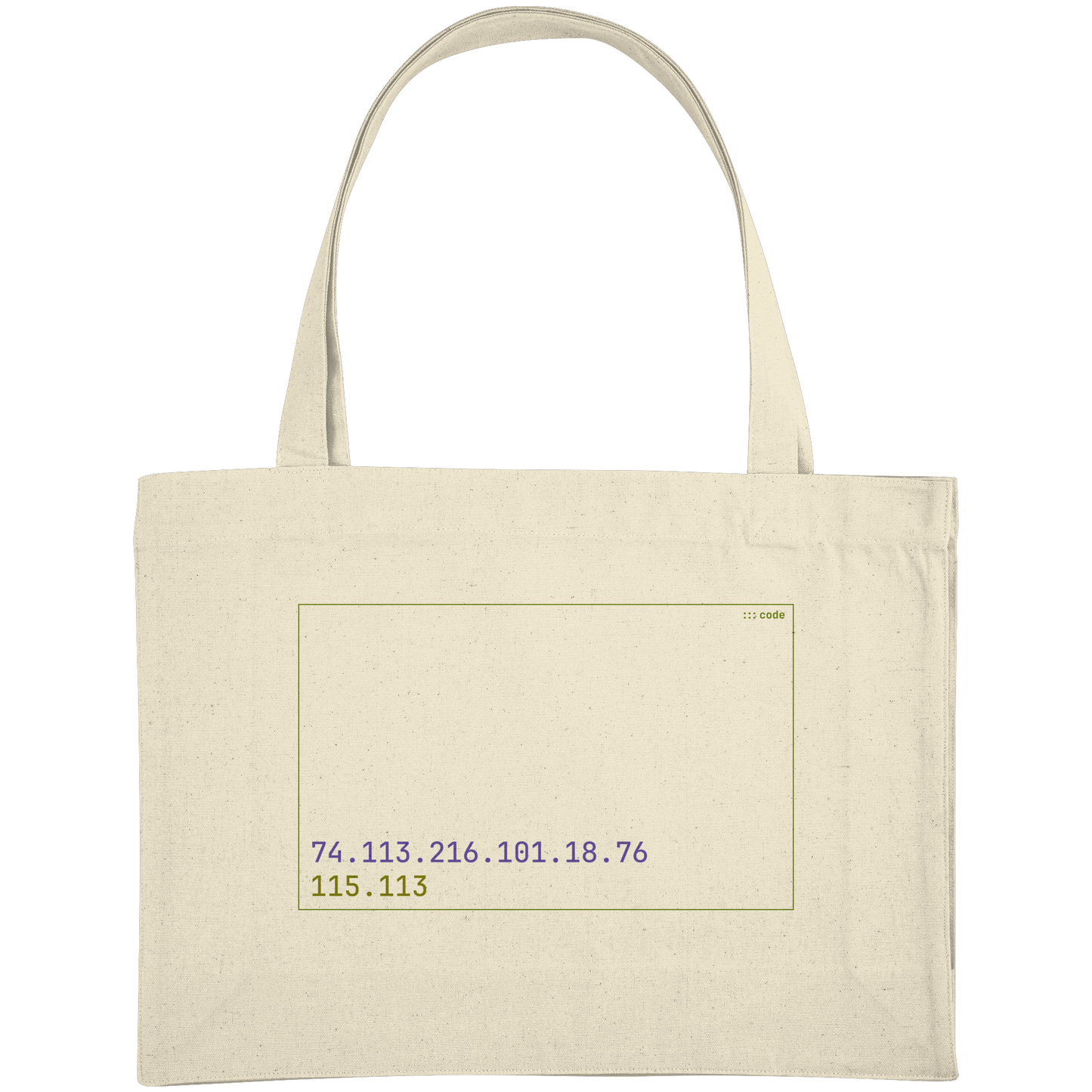 SIXbag Decode Me | Multi - Organic Shopping-Bag